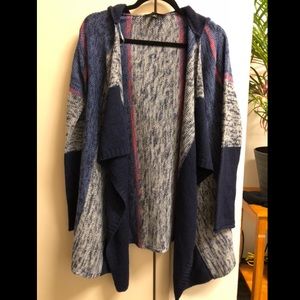 Derek Heart Hooded Cardigan